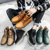 SY-5888 Outdoor Work Shoes Casual Lovers Martin Boots Men Shoes, Size: 43(Green)