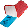 Spray Mop Replacement Pads Reusable Microfiber Floor Mops Refills 14x46cm Red