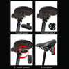 Bike Warning Tail Light 1080P WiFi Camera Recorder Waterproof Bicycle Rear Light for Riding Cycling, Spec: Rotate Mount