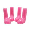 Pink Dog Boots Small - Waterproof Non-Slip Puppy Shoes (4 PCS)
