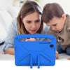 For Samsung Galaxy Tab A7 Lite 8.7 SM-T220 / SM-T225 Handle Portable EVA Shockproof Anti Falling Protective Case with Triangle Holder(Blue)