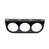 Car 52mm 3 Holes Iron Dash Gauge Meter Pod Mount Holder(Black)