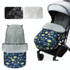 Universal Stroller Sleeping Bag Windproof Footmuff Non-Slip Warm Bunting Bag, Style: Underwater World