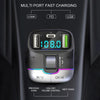 Car Bluetooth MP3 Player Fast Charging Charger(Black)