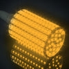 80W PC Case Corn Light Bulb, E27 6600LM 216 LED SMD 5730, AC 110V(Warm White)