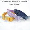 Waterproof Dog Collar, Adjustable, Purple, Medium