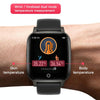 T1 Body Temperature Measurement Smart Sports Watch, 1.3 inch Screen, IP67 Waterproof, Support Automatic Temperature and Heart Rate Monitoring / Sleep Monitoring / Sedentary Reminder(Black)