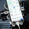 Motorcycle Shock Absorbing Navigation Cycling Phone Holder(Rearview Mirror)
