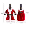 Christmas Red Wine Bottle Cover Wine Bottle Decoration Creative Wine Bag(Skirt)