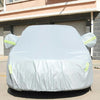 PEVA Anti-Dust Waterproof Sunproof Sedan Car Cover with Warning Strips, Fits Cars up to 4.5m(176 inch) in Length