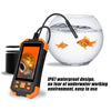T20 4.3 inch IPS Screen 3.9mm Single Camera IP67 Waterproof Hard Cable Digital Endoscope, Length:2m(Black Orange)