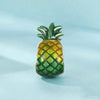 S925 Sterling Silver Platinum Gradient Pineapple DIY Beads(SCC2833)