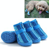 Dog Shoes Breathable Non-Slip, Blue, 4.8x5.3cm, Small/Medium
