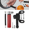 Manual Mini Portable Bicycle Aluminum Alloy Pump (Red)