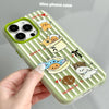 For iPhone 15 Skin Feeling Jelly TPU Hybrid PC Phone Case(Little Monster Yellow)