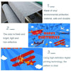 210x150cm Airplane Theme Birthday Background Cloth Children Birthday Party Decoration Photography Background