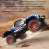 JJR/C Q39C 2.4G Four-wheel Drive High-speed Climbing Carbon Brush Motor RC Desert Off-Road Truck(Red)
