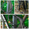 WEST BIKING Bicycle Folding Anti-Theft Code Lock Portable Chain Lock(YP0705067)