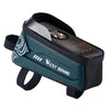 WEST BIKING Bicycle Upper Tube 2.2L Hard Shell Bag For 7.4 Inch Mobile Phone(Dark Green)