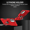 For Samsung Galaxy A05 Ring Holder Armor Hybrid Phone Case(Red)