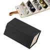 Multifunctional Jewelry Glasses Storage Box Small Grain PU Leather Handmade Glasses Case,Model: L6403 (Black)