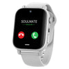 UNIWA X1S 1.9 inch IP67 Waterproof 4G Android 8.1 Dual Cameras Smart Watch Support Temperature Measurement, Specification:1G+8G(White)