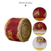 5m x 5cm Multifunctional Christmas Decorative Ribbon Gift Box Packaging Ribbon with Wire(White)