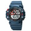 SKMEI 1778 Multifunction Dual Time Digital Display LED Luminous Men Sports Electronic Watch(Navy Blue)