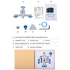 YELANGU L3 Camera Wheels Autodolly Electric Track Slider Car, Load: 6kg (Blue)