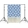 1.5m x 2.1m Light Dot Retro Wooden Board Baby Photo Shoot Background Cloth