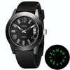 addies MY-1601 Luminous Version Silicone Watchstrap Quartz Watch, Support Calendar, Size:S(Gray)