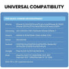 20W PD Type-C + QC 3.0 USB Interface Fast Charging Travel Charger with USB to 8 Pin Fast Charge Data Cable EU Plug