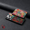 For iPhone 12 Denior D23 MagSafe Detachable Zipper Wallet Holder Phone Case(Green)