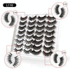 16pairs /Box Natural Long False Eyelashes Fluffy 3D Mink Lashes, Spec: L110 (4 Mixed)