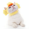 Soft Yellow Duck Cat Hat - Large (5-10kg)