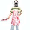 Halloween Party Decoration Blood Print Masquerade Props Horror Costume Cosplay Props, Style: Bloody Apron(Average)