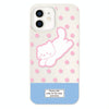 For iPhone 11 Skin Feeling Jelly TPU Hybrid PC Phone Case(Polka Dot Kitten White)