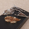 Copper Tie Clip Clothing Accessories, Style:Gold Pipe