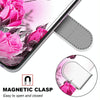 For Alcatel 1L (2021) Coloured Drawing Cross Texture Horizontal Flip PU Leather Case with Holder & Card Slots & Wallet & Lanyard(Wild Rose)