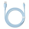 Baseus Pudding Series 2.4A USB to 8 Pin Fast Charging Data Cable, Length:1.2m(Blue)