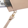 Litchi Texture Card Holder Mobile Phone Bag with Long Strap(Silver)