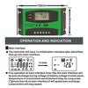 30A 12V/24V Solar Charge And Discharge Controller Dual USB Port LCD Solar Cells Panel Charge Regulator