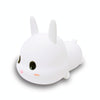 Cute Rabbit Pet Night Light Bedside Nursing Eye Protection Children Sleeping Silicone Lamp(Press Version)