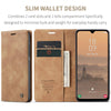 For Samsung Galaxy A26 CaseMe 013 Multifunctional Horizontal Flip Leather Phone Case(Brown)