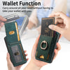 For Samsung Galaxy M14 Retro Splitable Magnetic Stand Card Bag Leather Phone Case(Green)
