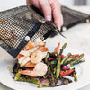 Barbecue Heat Resistant Non-stick Grilling Mesh BBQ Baking Bag, Size: 24 x 14cm (Black)