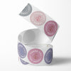 10 PCS Rose Flower Thank You Sticker Gift Box Sealing Sticker, Size: 38mm 500 / Rolls
