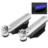 2 PCS 8 Blue LED Bulbs Wind Powered Decorative Car Lights