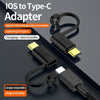 8 Pin to USB-C / Type-C 3.1 OTG Adapter(Black)