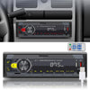 A3032 Car Bluetooth MP3 Player ISO Interface EQ Sound Effect Fast Charge Colorful Button Radio(Black)